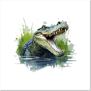 crocodile Posters and Art